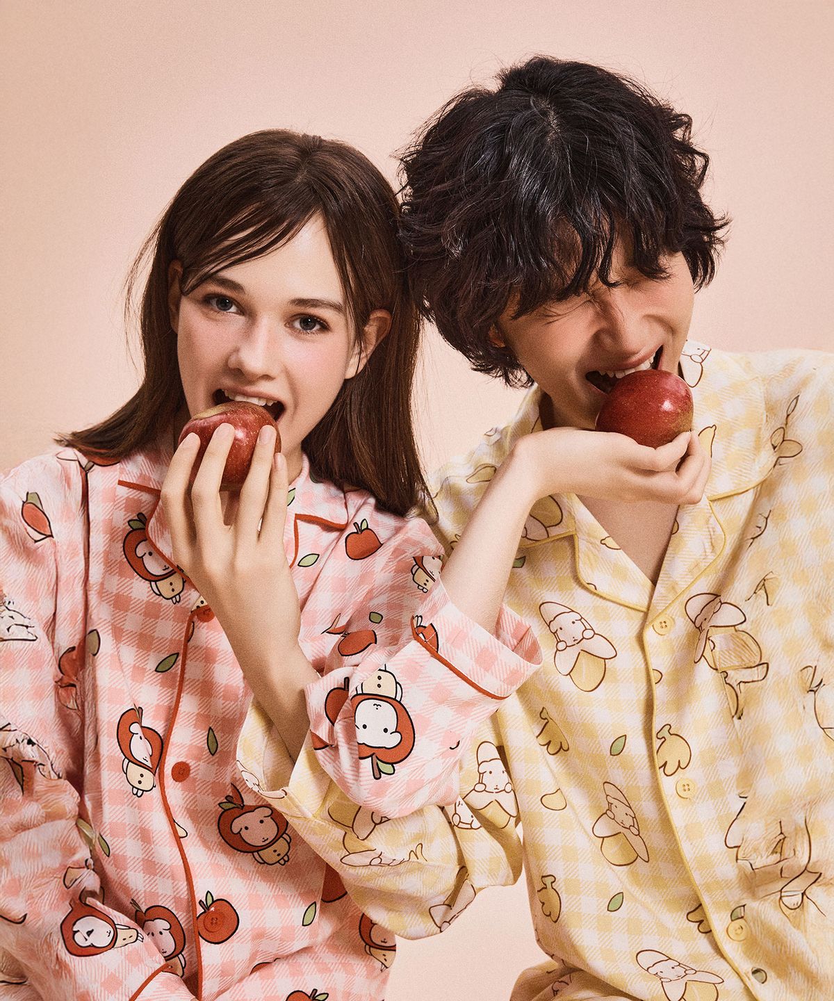 스파오(SPAO) [가나디] 당도체고 가나디 긴팔 파자마(YELLOW)_SPPPG23U05