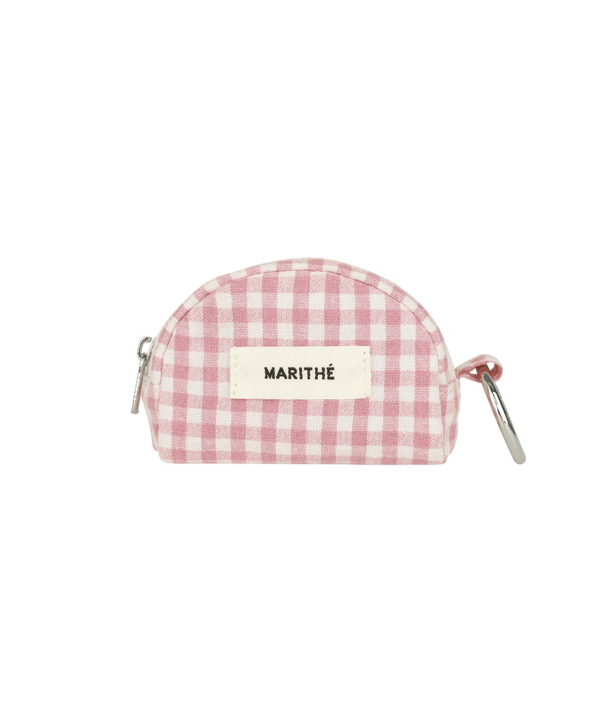 마리떼 프랑소와 저버(MARITHÉ + FRANҪOIS GIRBAUD) REGULAR LOGO MINI KEYRING POUCH pink