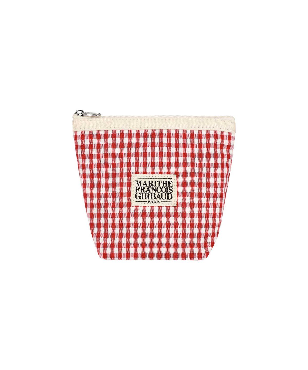 마리떼 프랑소와 저버(MARITHÉ + FRANҪOIS GIRBAUD) CLASSIC LOGO CHECK POUCH red