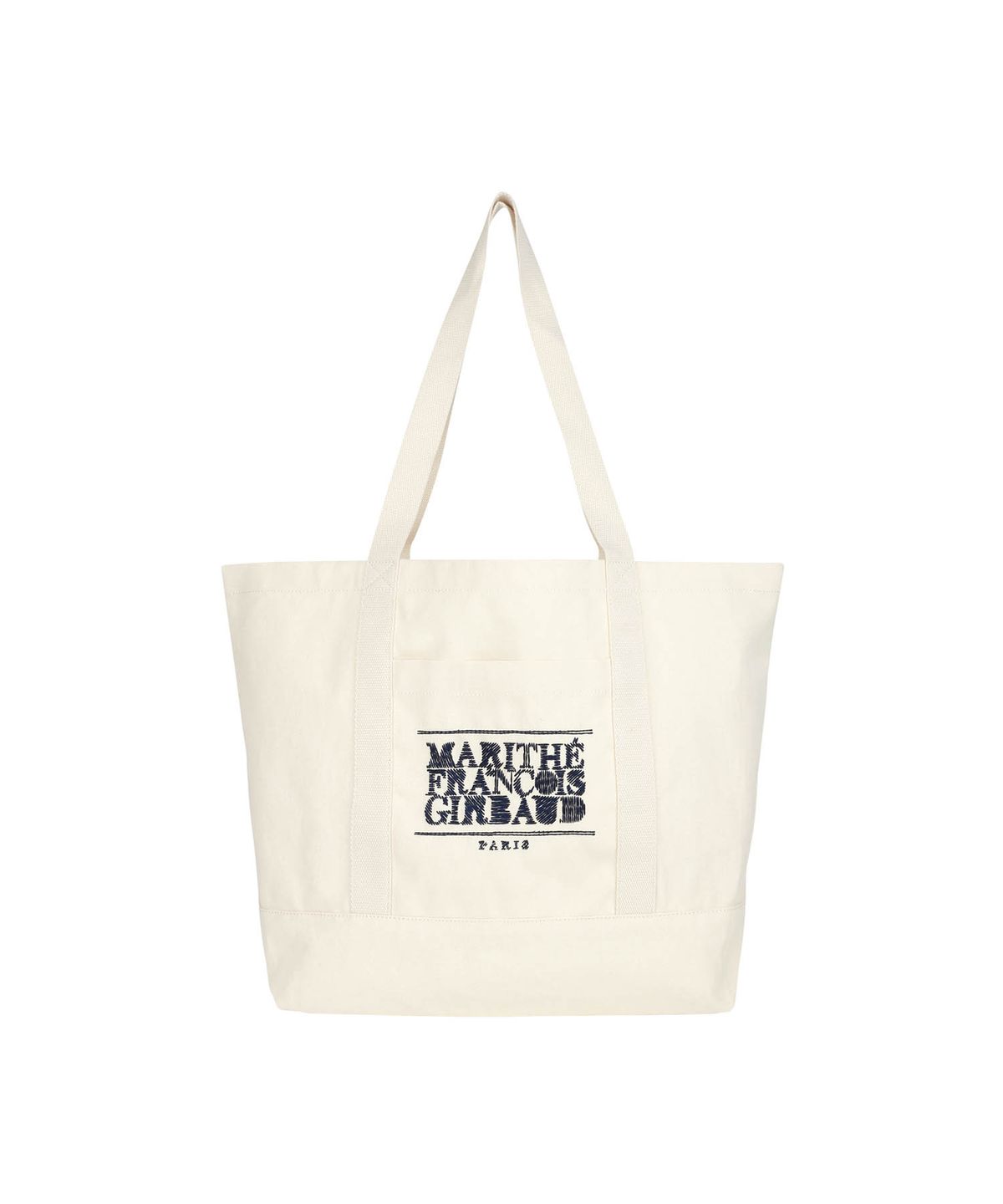 마리떼 프랑소와 저버(MARITHÉ + FRANҪOIS GIRBAUD) DRAWING CLASSIC LOGO BIG ECO BAG natural
