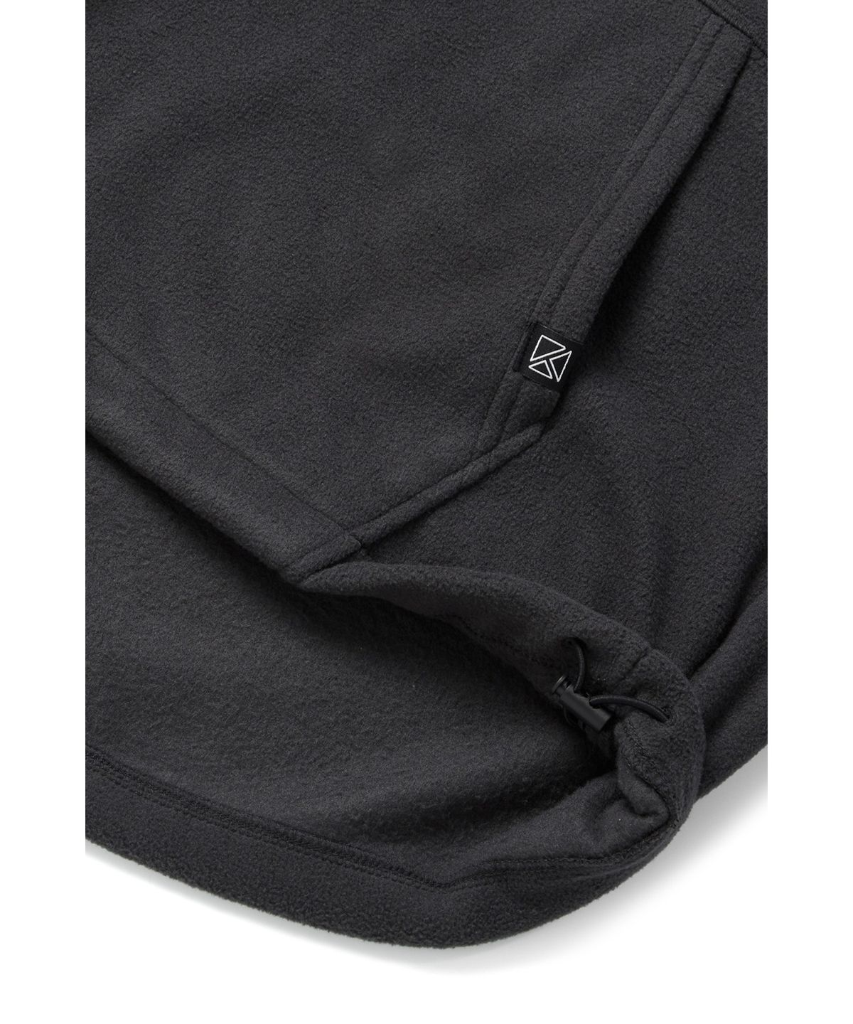 쿨트(KULTE) S-SCRIPT LOGO FLEECE HALF ZIP CREWNECK_GREY