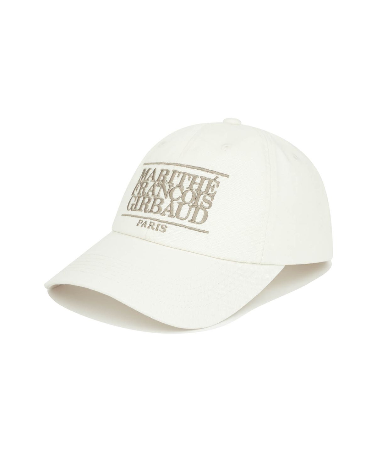 마리떼 프랑소와 저버(MARITHÉ + FRANҪOIS GIRBAUD) CLASSIC LOGO COVERED CAP ivory
