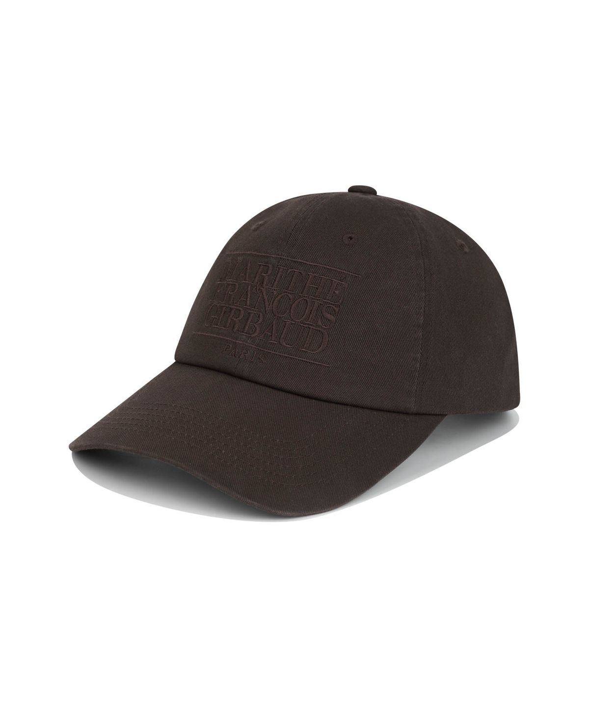 마리떼 프랑소와 저버(MARITHÉ + FRANҪOIS GIRBAUD) CLASSIC LOGO COVERED CAP dark brown