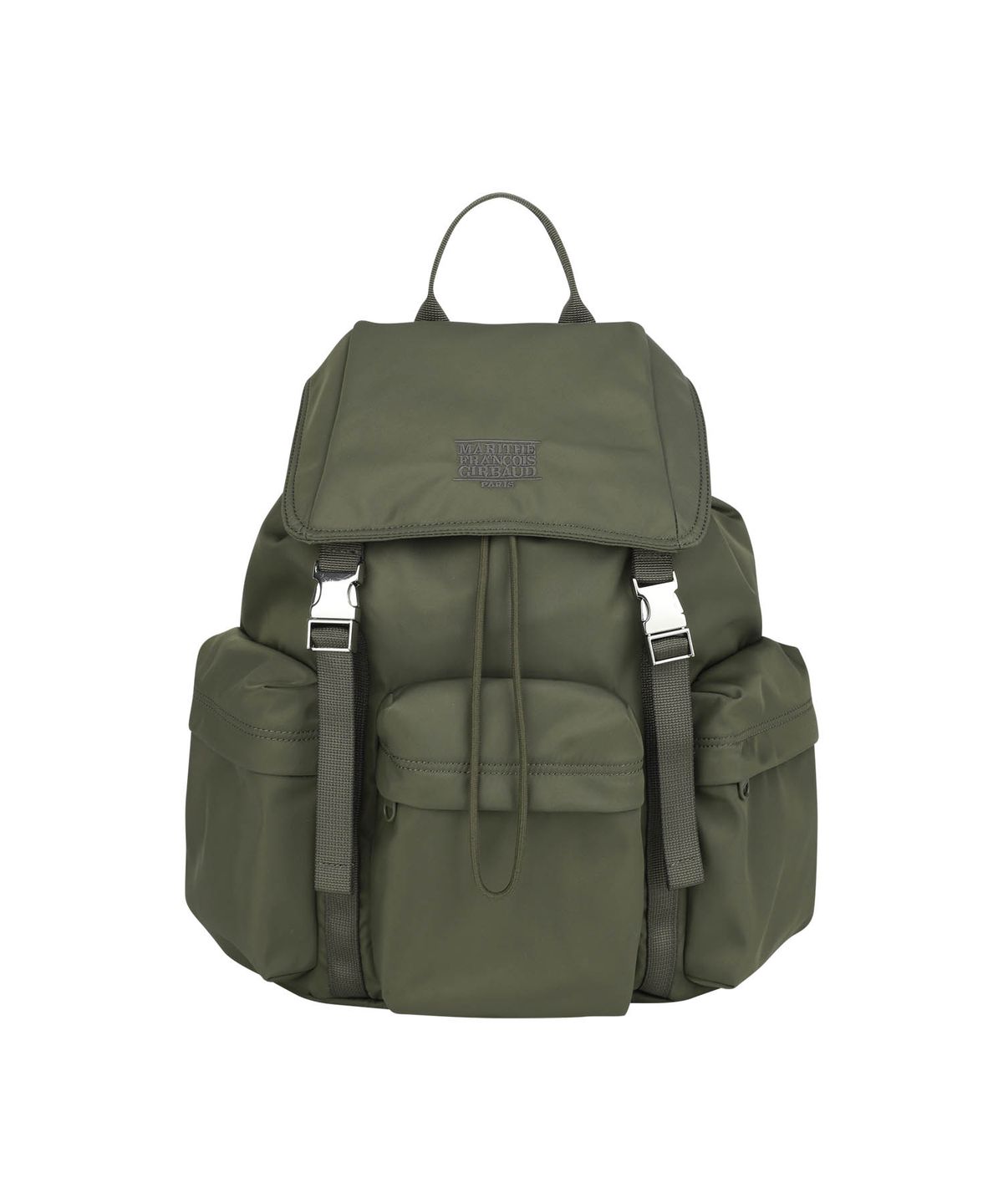 마리떼 프랑소와 저버(MARITHÉ + FRANҪOIS GIRBAUD) CLASSIC LOGO METAL BUCKLE BACKPACK khaki