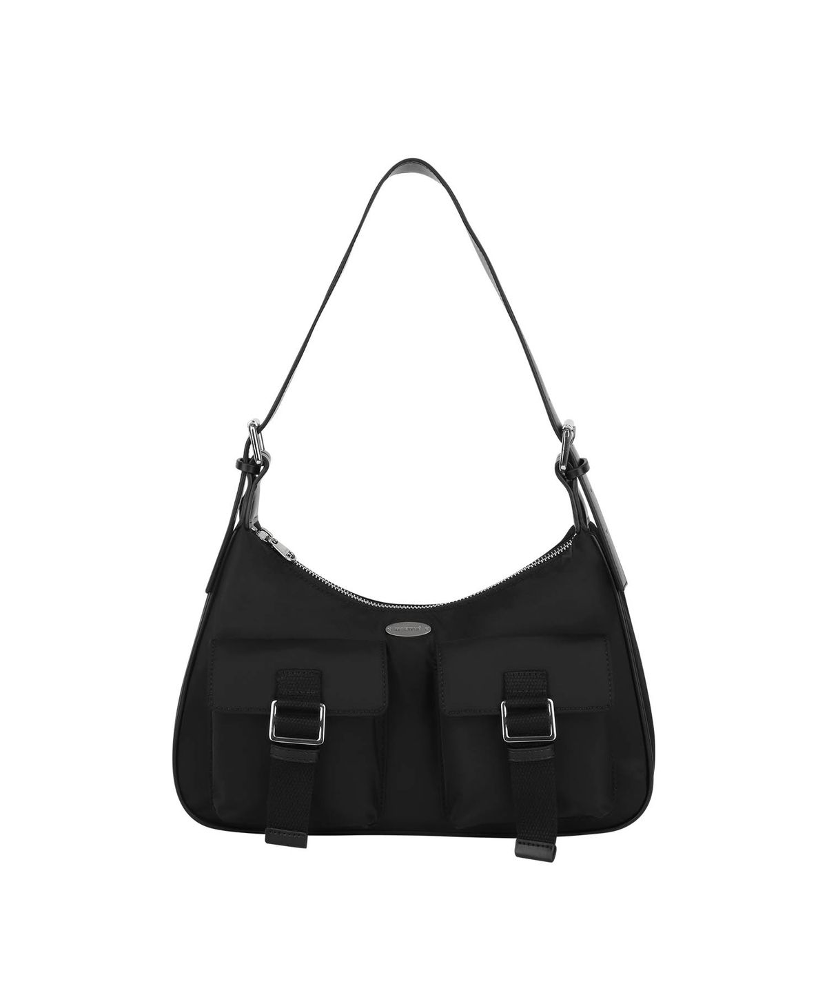 마리떼 프랑소와 저버(MARITHÉ + FRANҪOIS GIRBAUD) REGULAR LOGO 2WAY HOBO BAG black