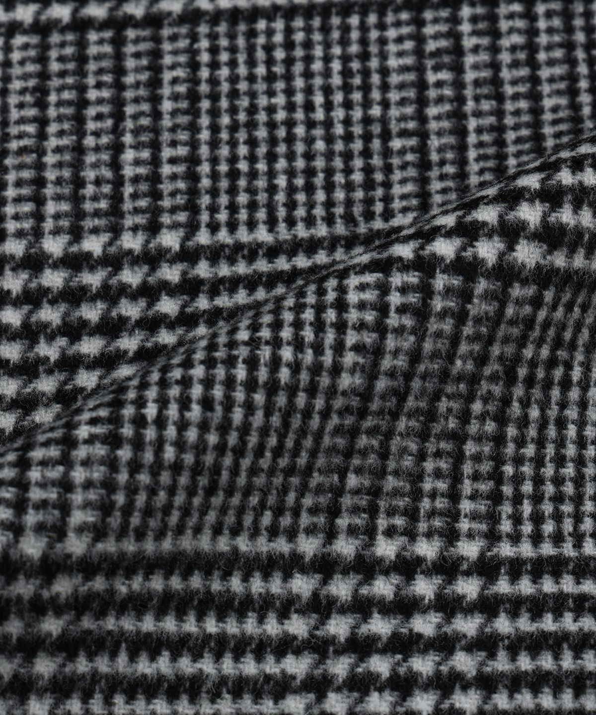 뮤제(MUSEE) MAGOT Reversible Merino Wool Handmade Coat_Black Check