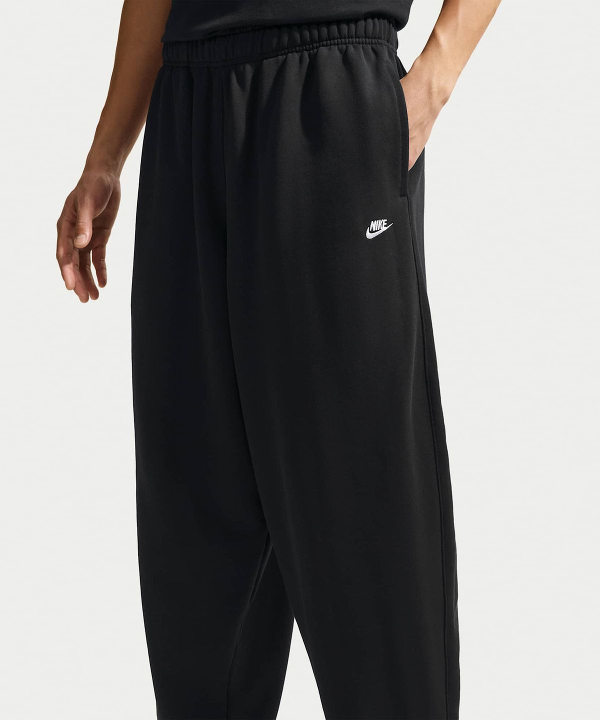 나이키(NIKE) 스포츠웨어 클럽 오버사이즈 프렌치 테리 팬츠 M - 블랙:화이트 / IF0722-010