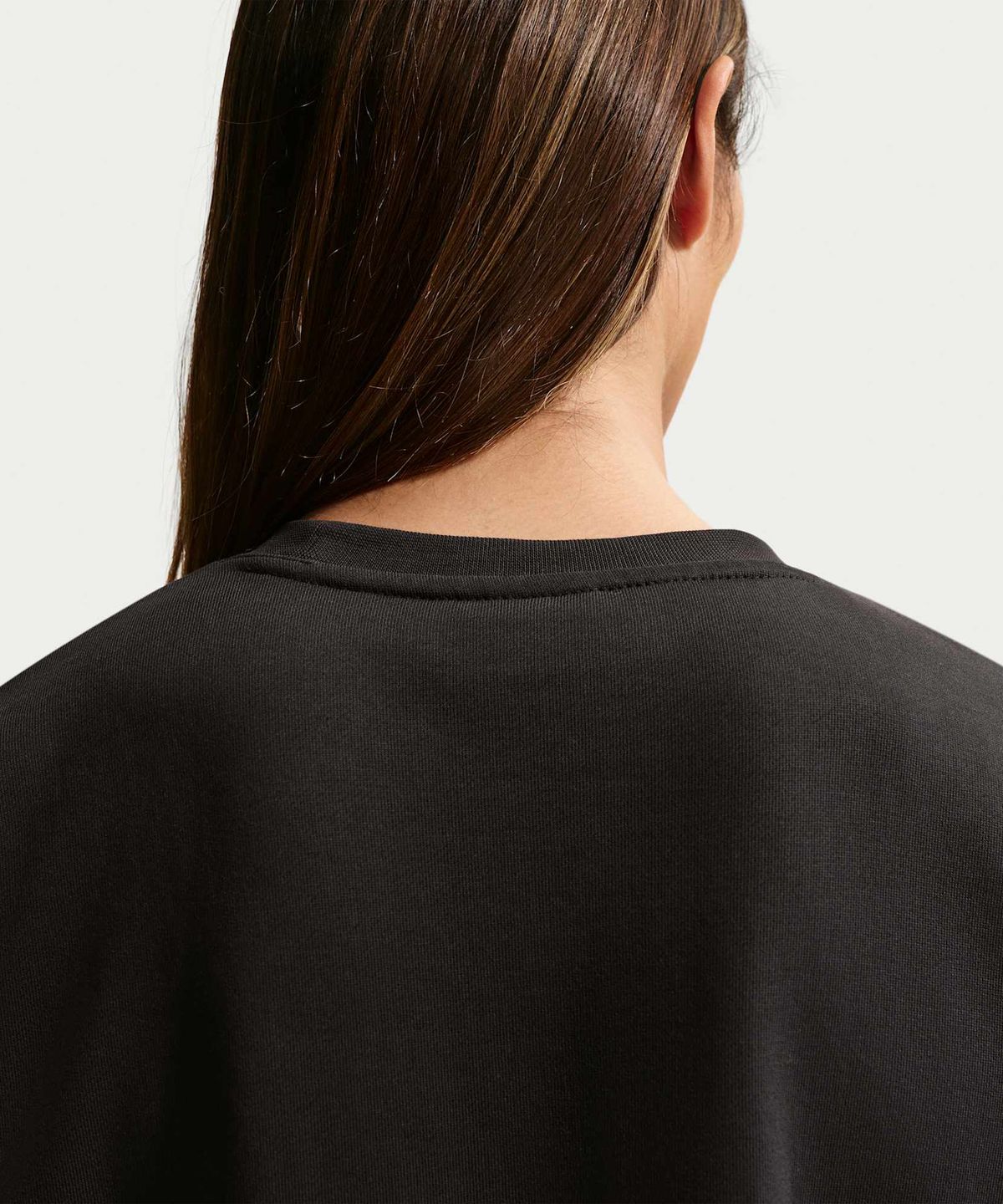 나이키(NIKE) 스포츠웨어 클럽 오버사이즈 프렌치 테리 크루넥 스웻셔츠 M - 블랙:화이트 / IF0748-010