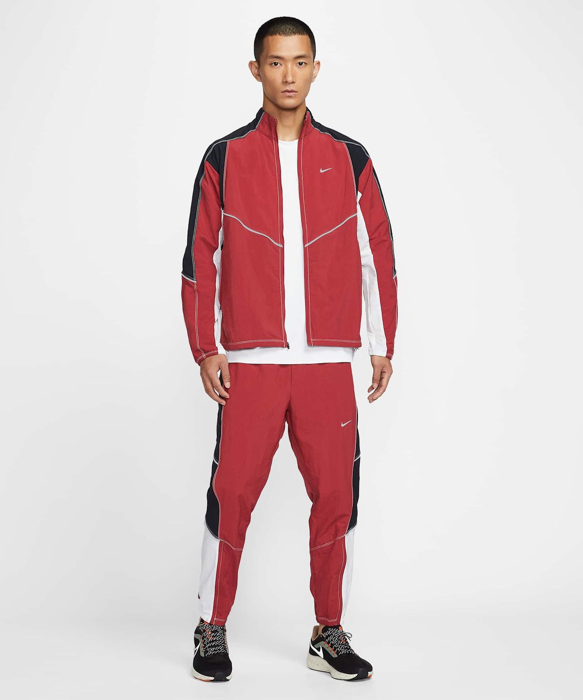 나이키(NIKE) 레트로 드라이 핏 트랙 재킷 M - 팀 크림슨:블랙:서밋 화이트 / IF2029-613