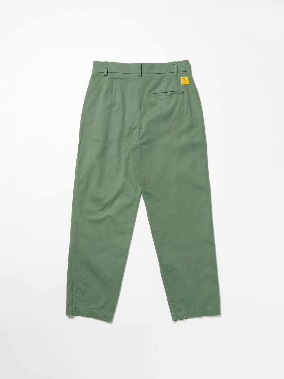 씨씨씨에스(CCCS) KHAKI RELAXED COTTON TROUSERS