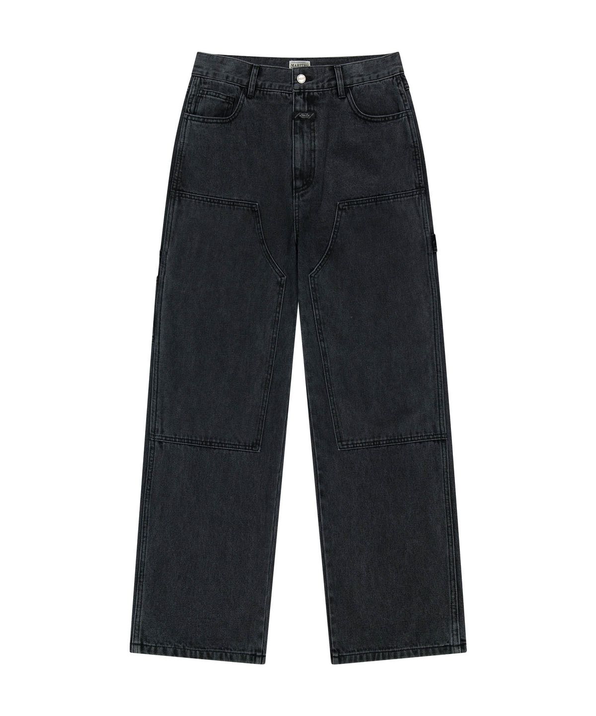 마리떼 프랑소와 저버(MARITHÉ + FRANҪOIS GIRBAUD) M DOUBLE KNEE DENIM PANTS black