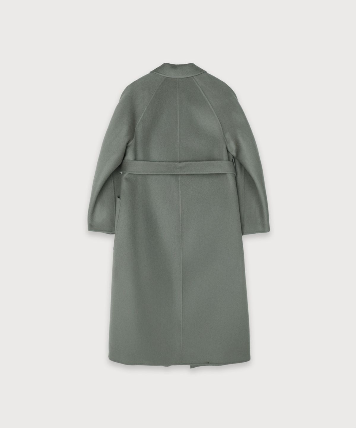 뮤제(MUSEE) MAGOT Reversible Merino Wool Handmade Coat_Khaki