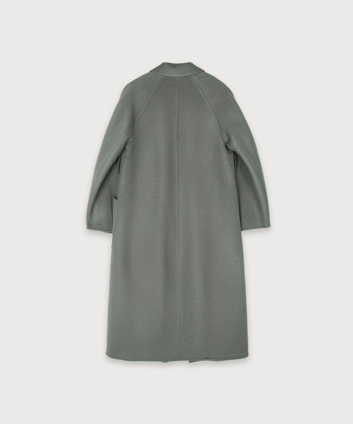 뮤제(MUSEE) MAGOT Reversible Merino Wool Handmade Coat_Khaki