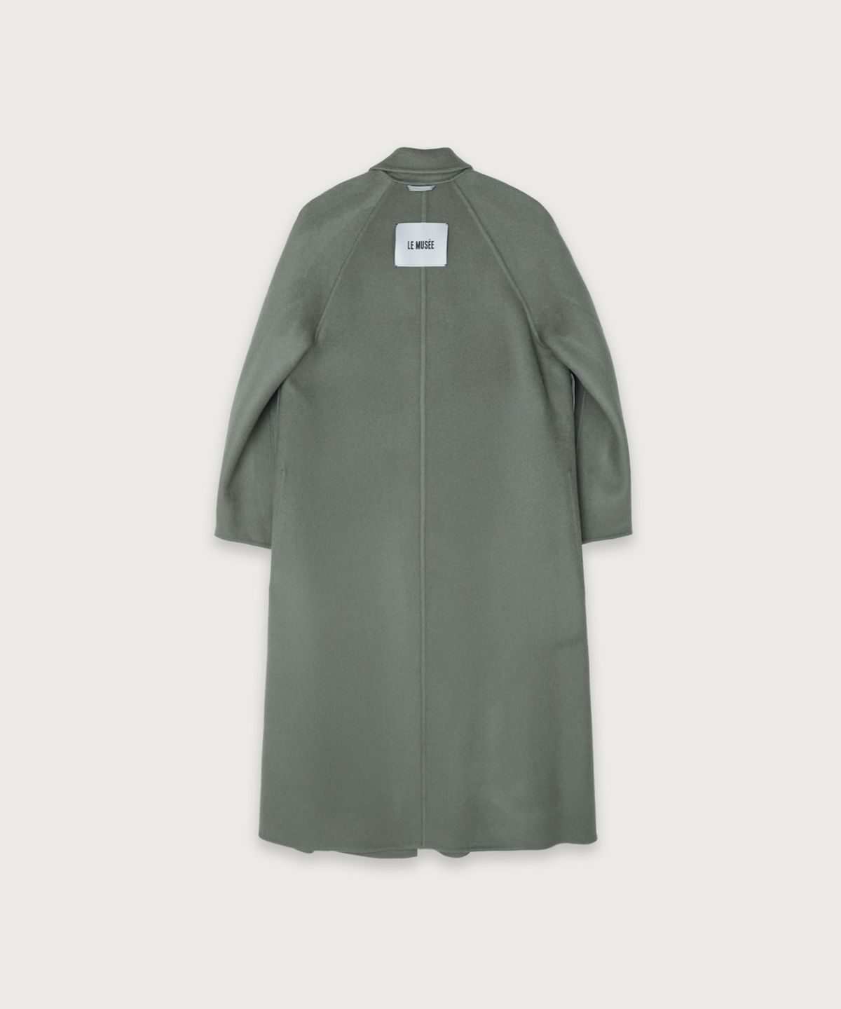 뮤제(MUSEE) MAGOT Reversible Merino Wool Handmade Coat_Khaki