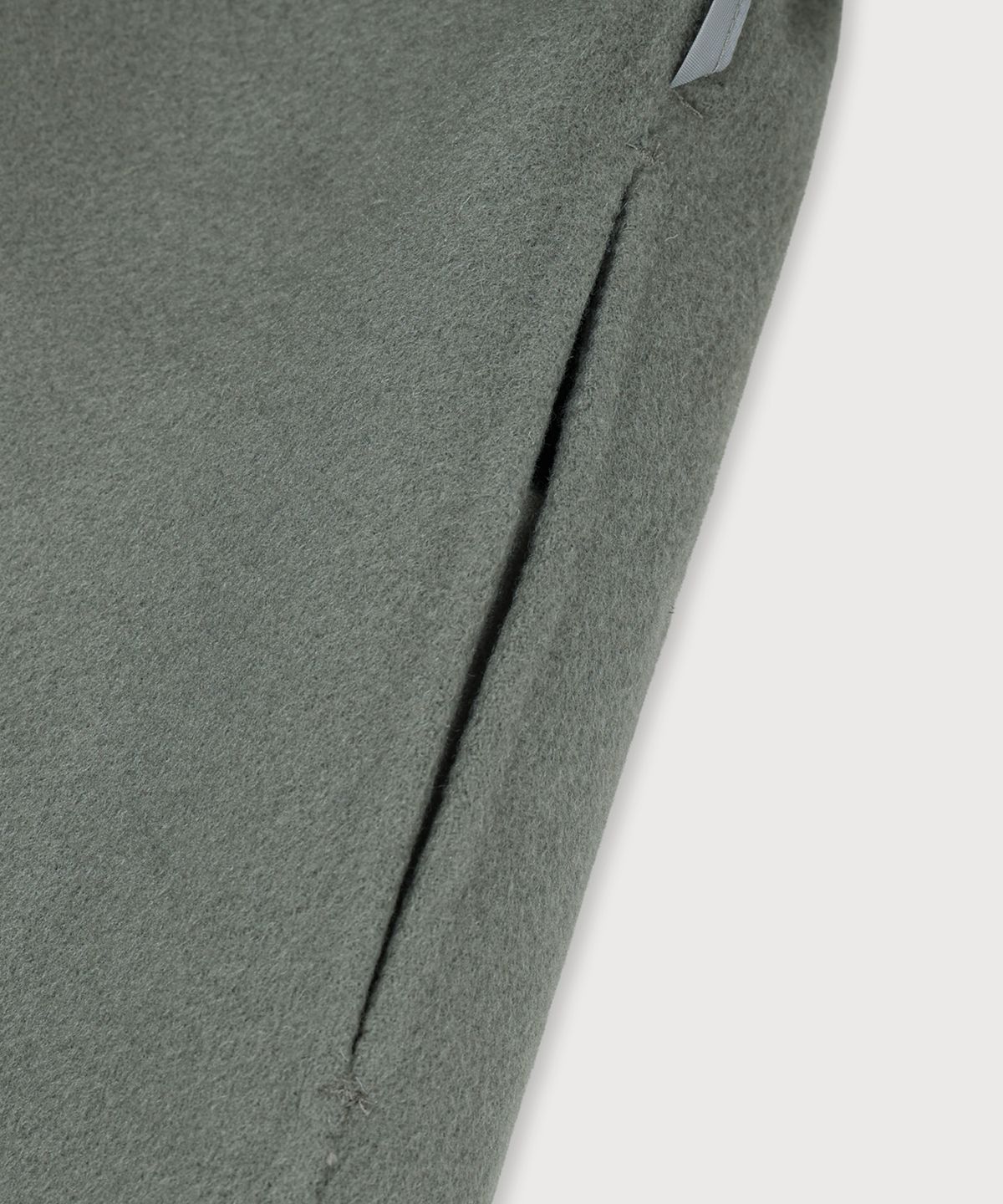 뮤제(MUSEE) MAGOT Reversible Merino Wool Handmade Coat_Khaki