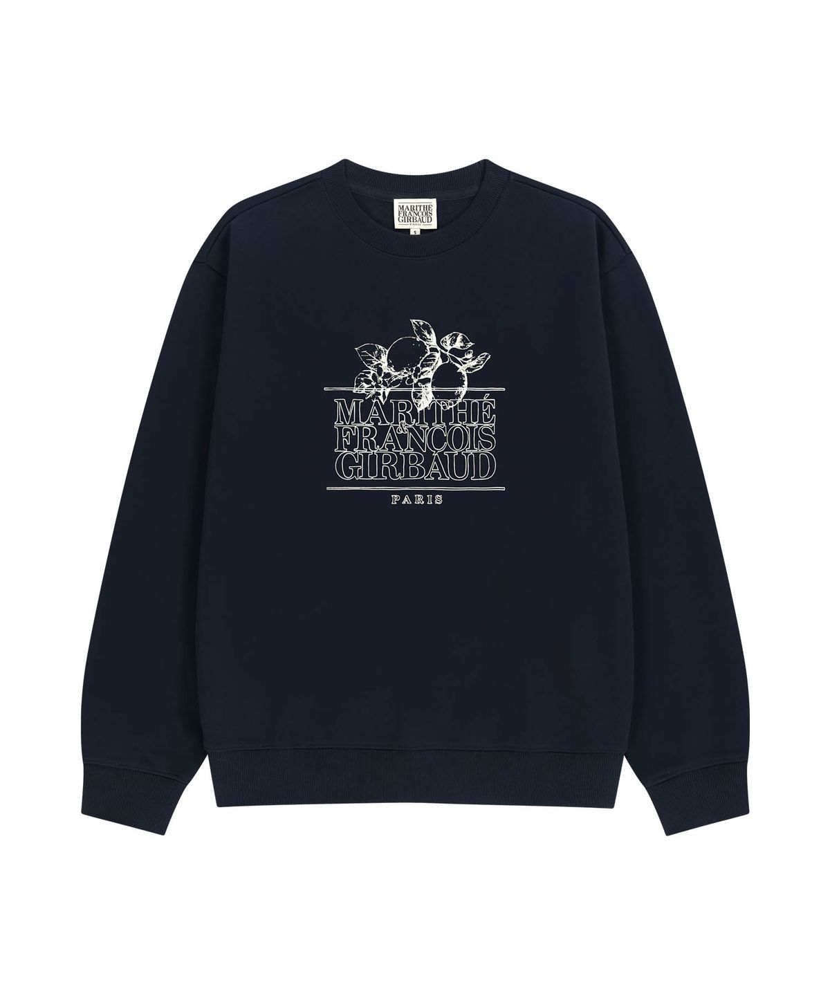 마리떼 프랑소와 저버(MARITHÉ + FRANҪOIS GIRBAUD) LEMON CLASSIC LOGO SWEATSHIRT navy