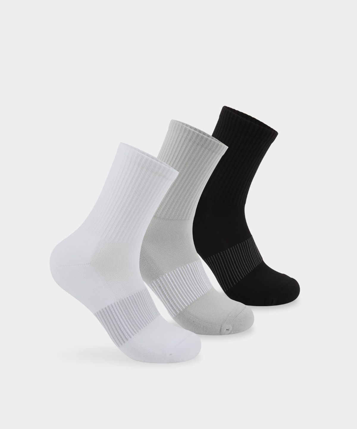 락포트 양말(ROCKPORTSOCKS) ROCKPORT 락포트 데일리 러닝 미드크루 4팩(PACK)