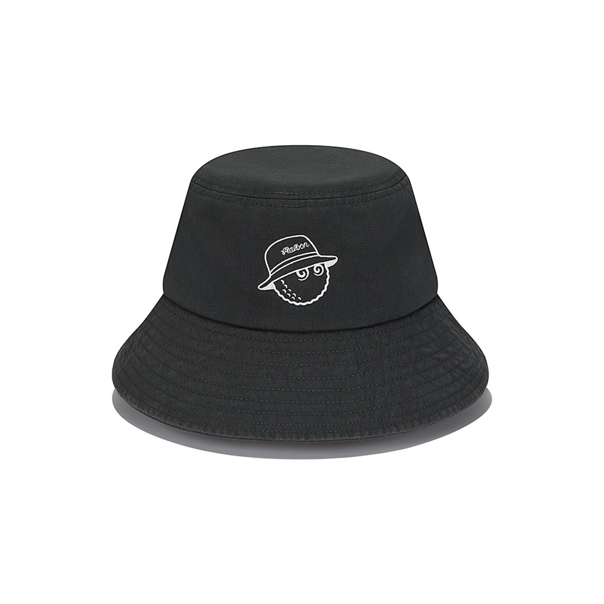 말본 골프(MALBON GOLF) 베이직 레터링 버킷햇 DARK GRAY