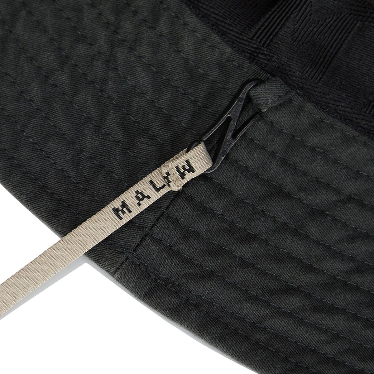 말본 골프(MALBON GOLF) 베이직 레터링 버킷햇 DARK GRAY
