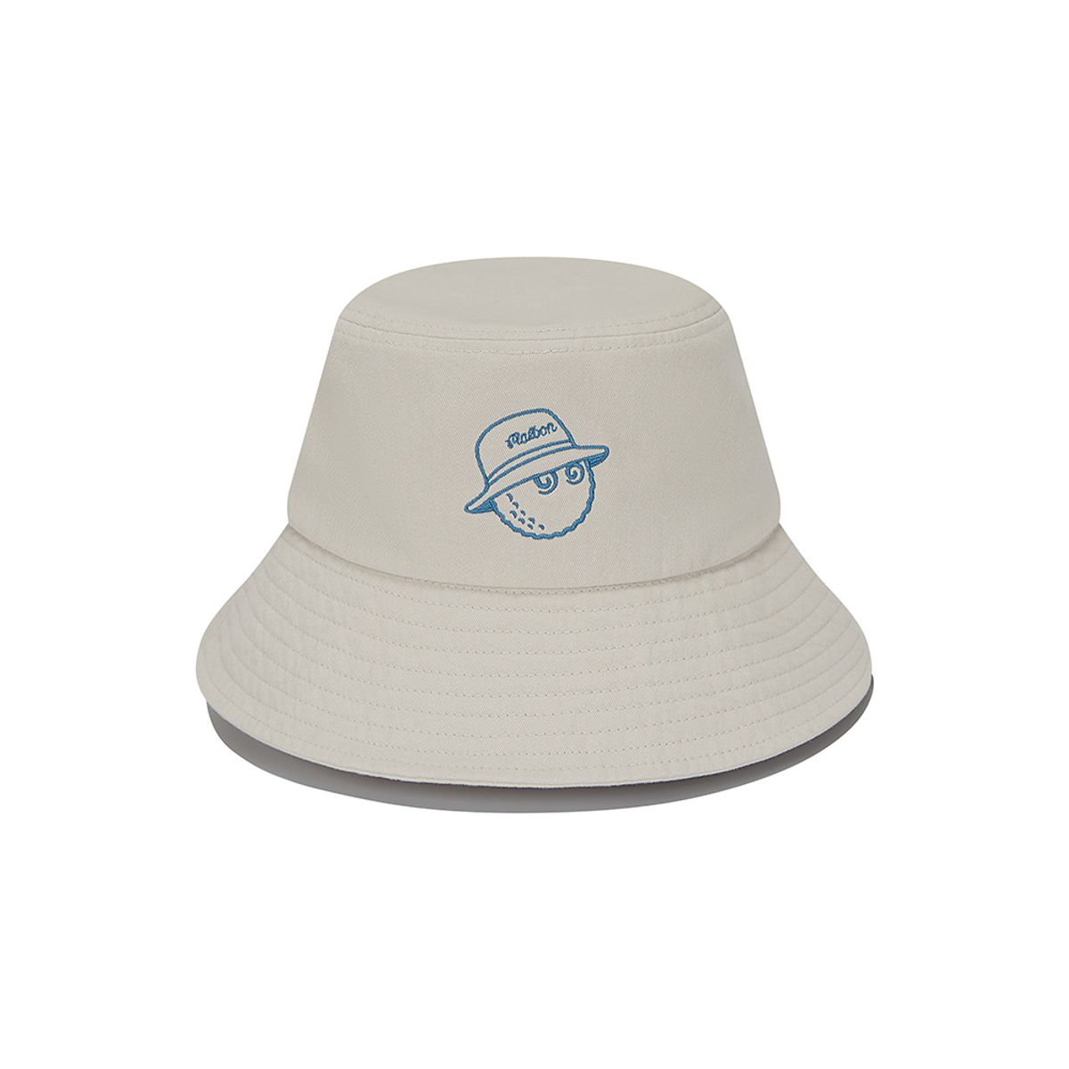 말본 골프(MALBON GOLF) 베이직 레터링 버킷햇 LIGHT GRAY