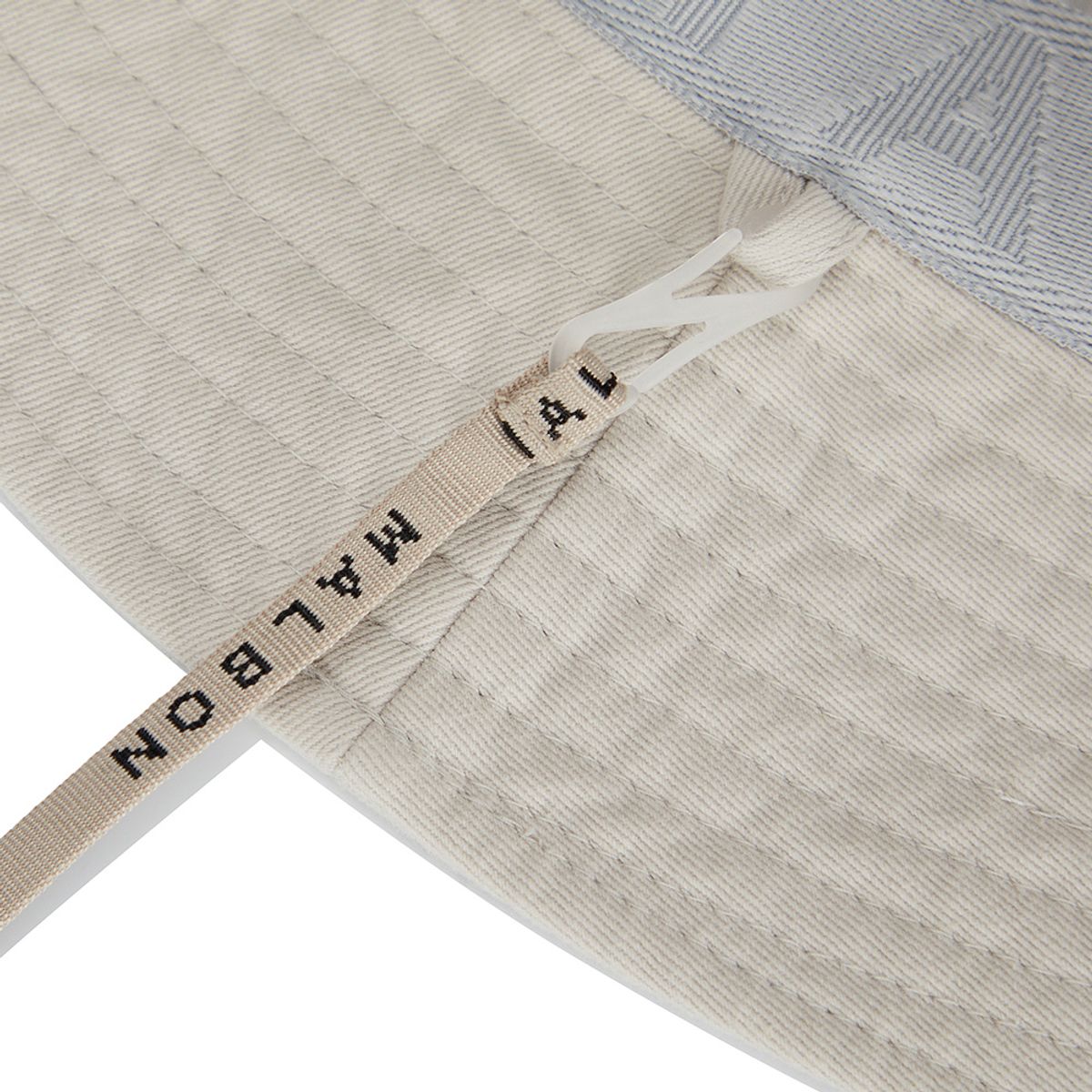 말본 골프(MALBON GOLF) 베이직 레터링 버킷햇 LIGHT GRAY