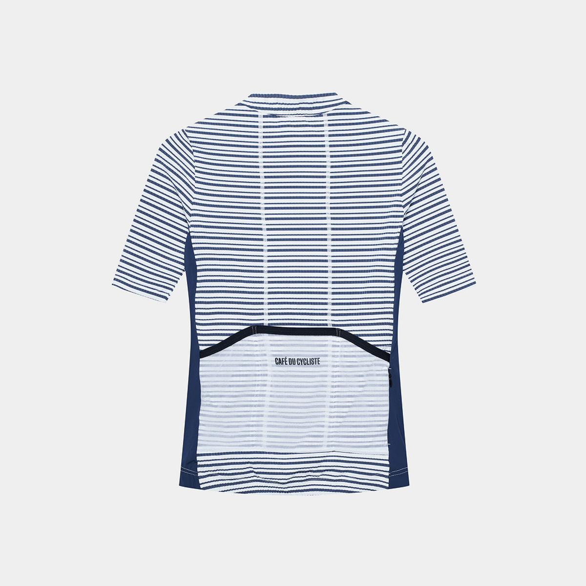 카페 드 사이클리스트(CAFE DU CYCLISTE) 로미 클래식 반팔 져지 화이트 네이비 여성