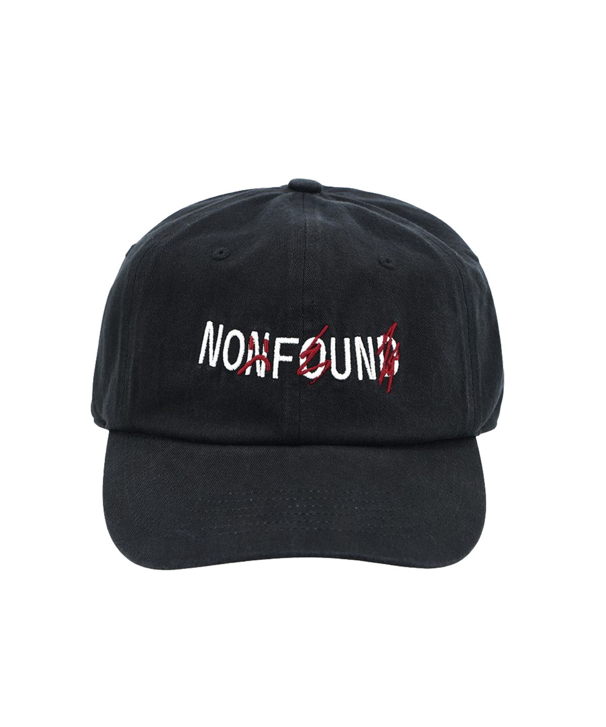논파운드(NONFOUND) [빅사이즈] NO FUN 볼캡 [워시드 블랙]