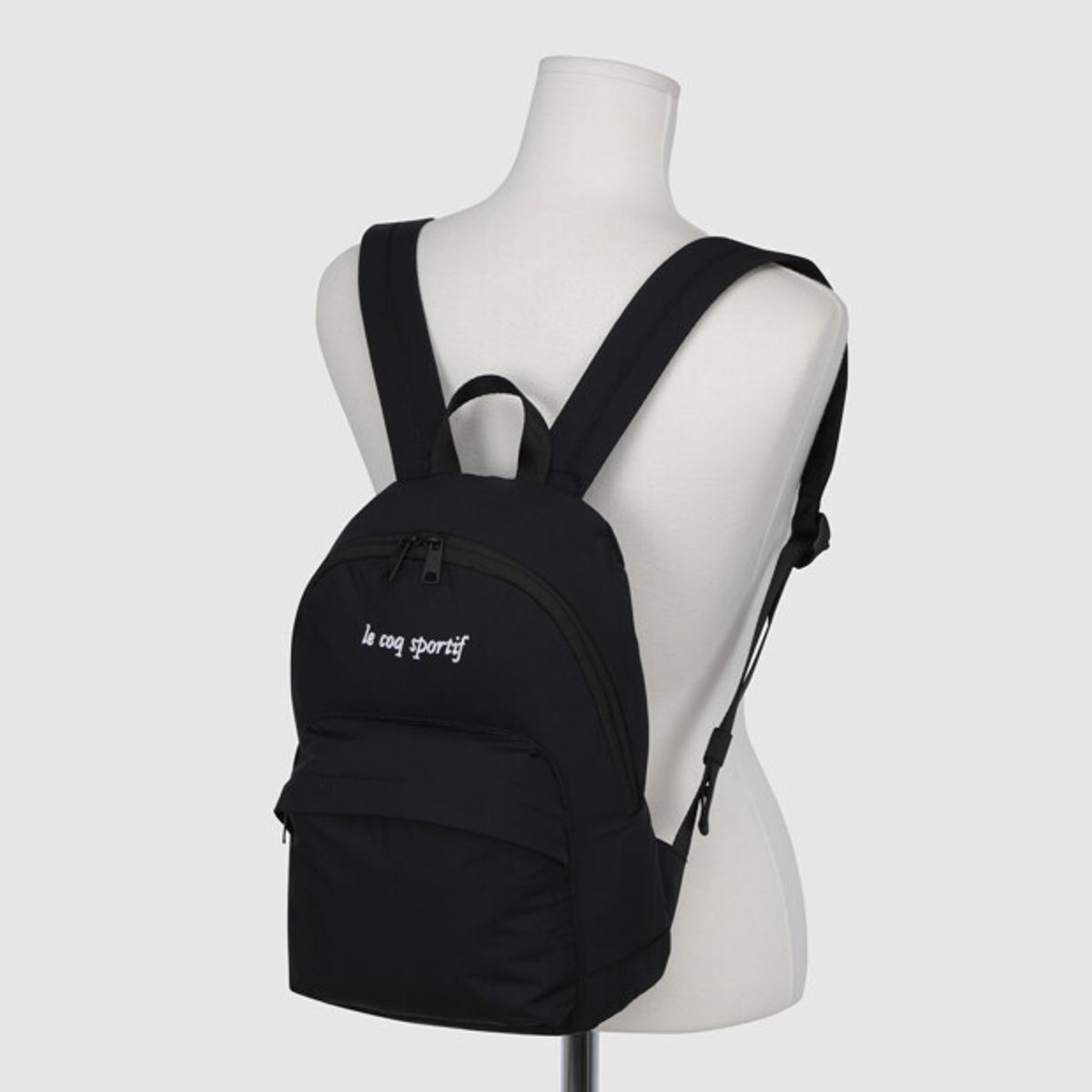 르꼬끄(LECOQ) LE SAC 미니 백팩(8.5L) - 블랙 QR123ABP15