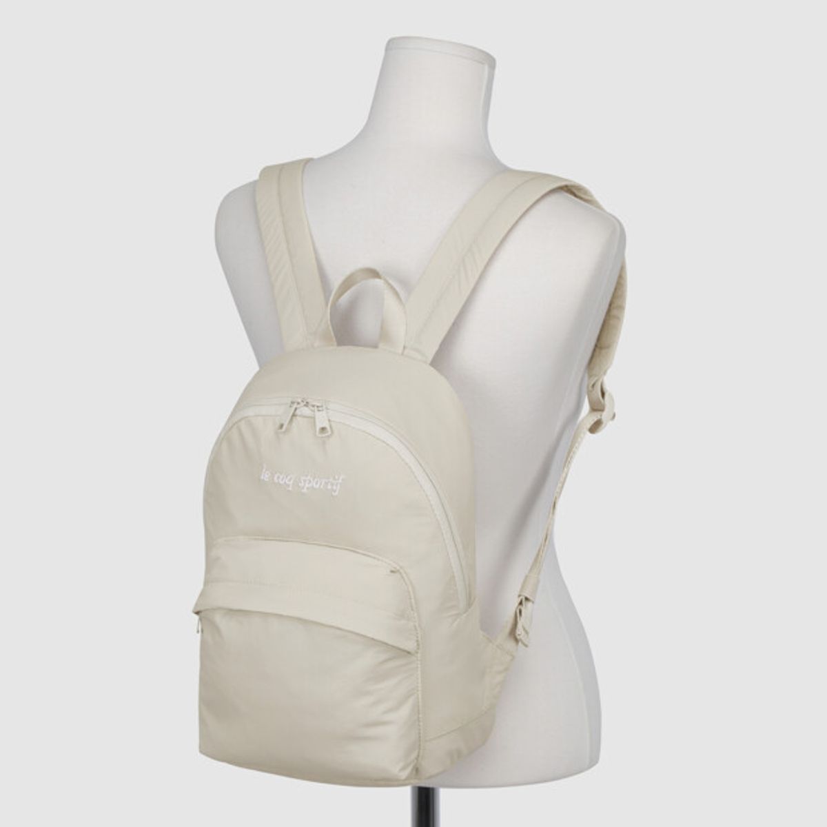 르꼬끄(LECOQ) LE SAC 미니 백팩(8.5L) - 베이지 QR123ABP15