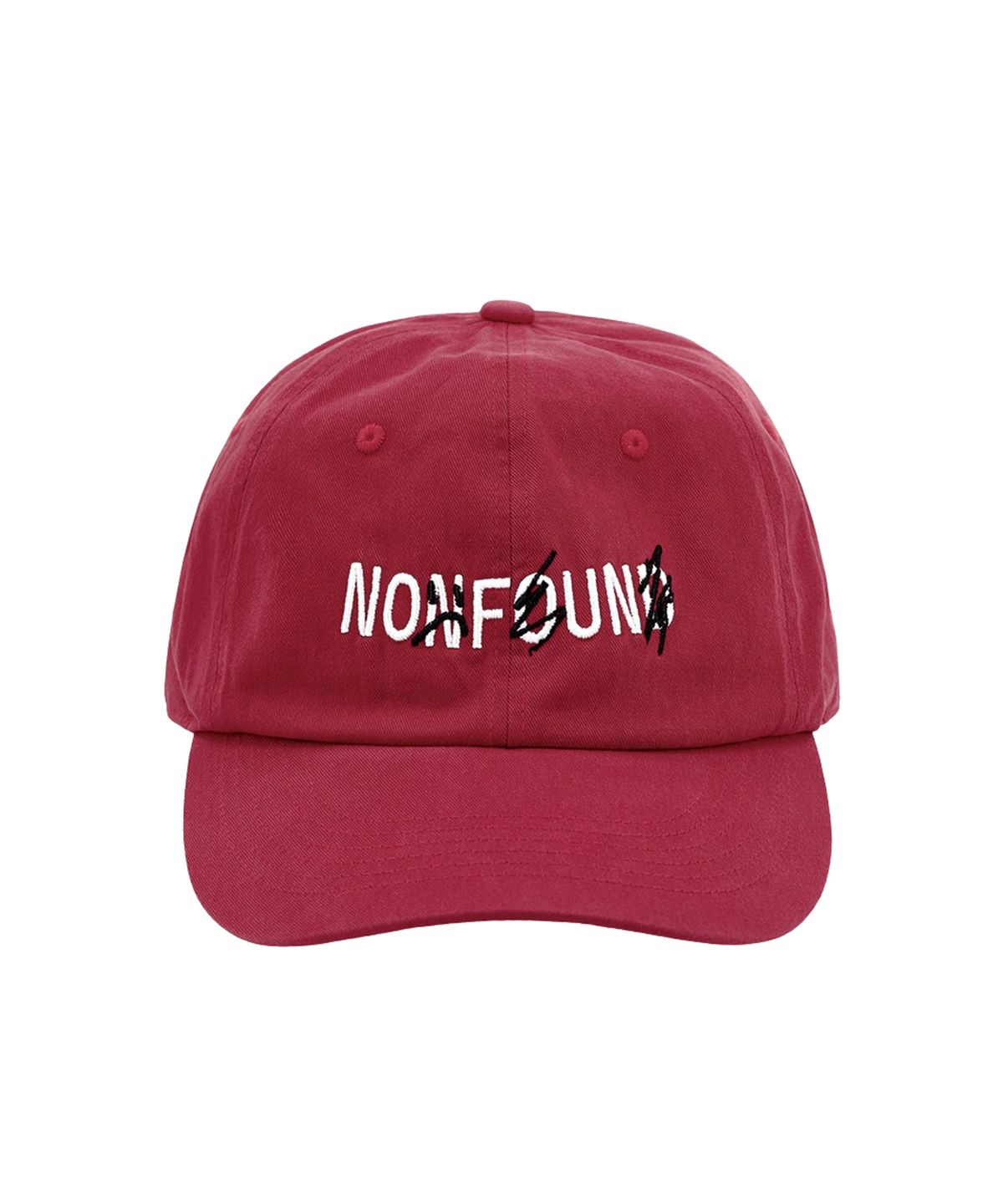 논파운드(NONFOUND) [빅사이즈] NO FUN 볼캡 [워시드 레드]