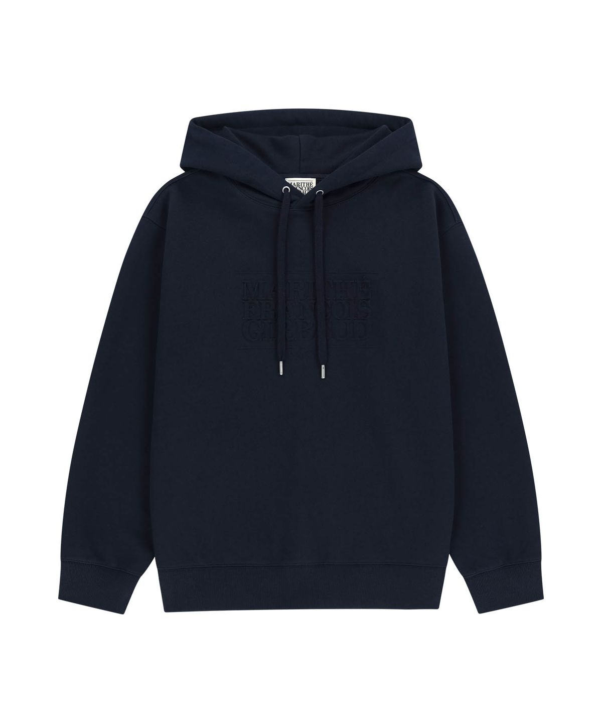 마리떼 프랑소와 저버(MARITHÉ + FRANҪOIS GIRBAUD) [REGEN] EMBO CLASSIC LOGO HOODIE navy