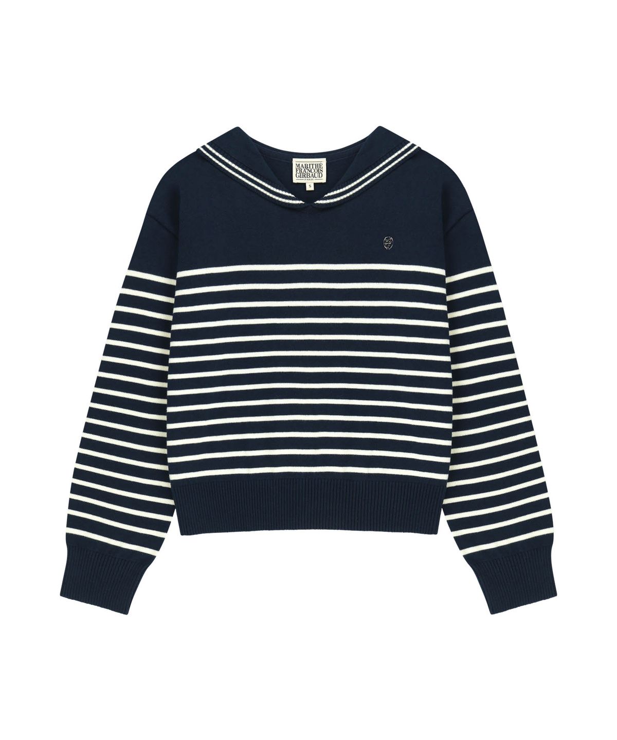 마리떼 프랑소와 저버(MARITHÉ + FRANҪOIS GIRBAUD) W SAILOR KNIT PULLOVER navy