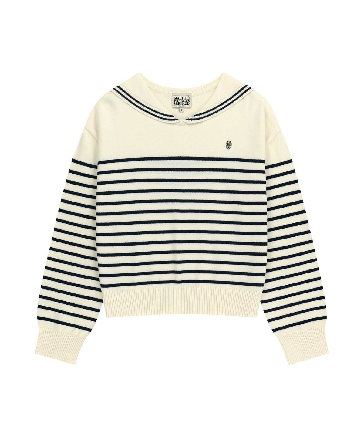 마리떼 프랑소와 저버(MARITHÉ + FRANҪOIS GIRBAUD) W SAILOR KNIT PULLOVER ivory