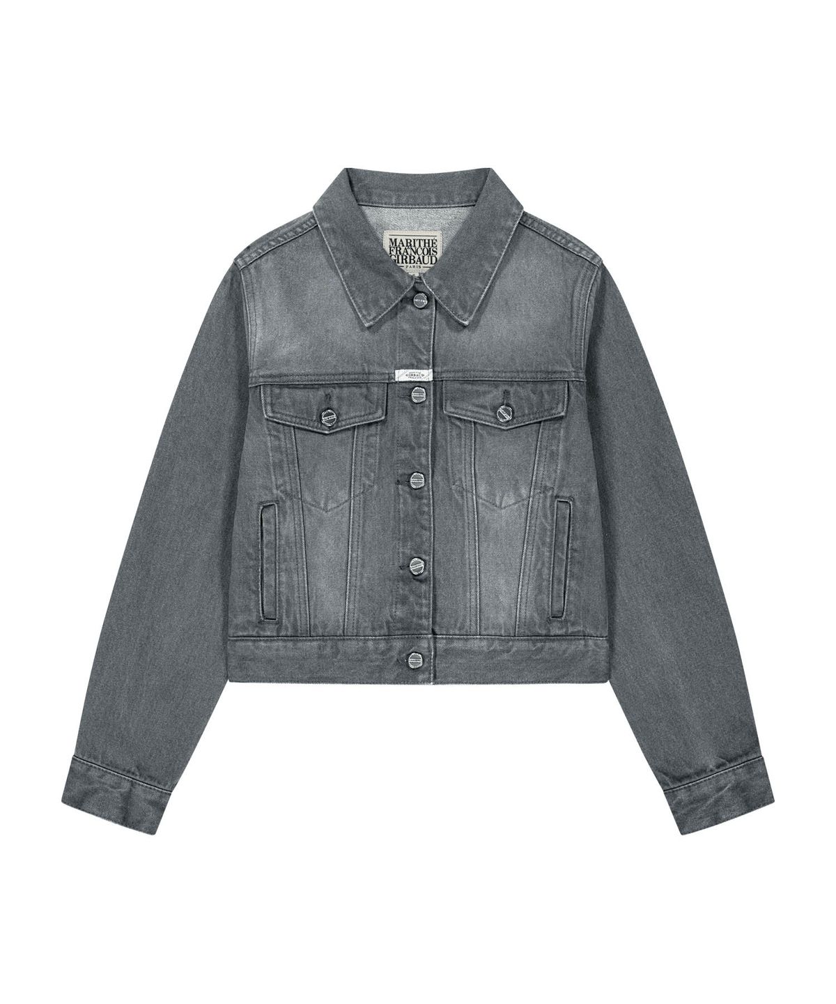 마리떼 프랑소와 저버(MARITHÉ + FRANҪOIS GIRBAUD) W DENIM TRUCKER JACKET gray