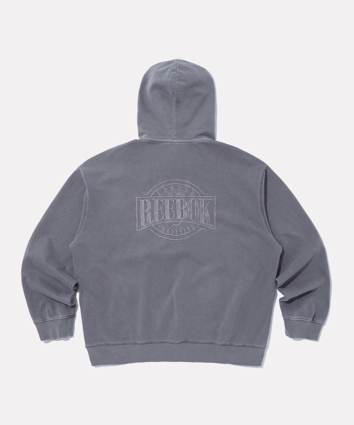 리복(REEBOK) 가먼트다잉 후디 - 애쉬 그레이