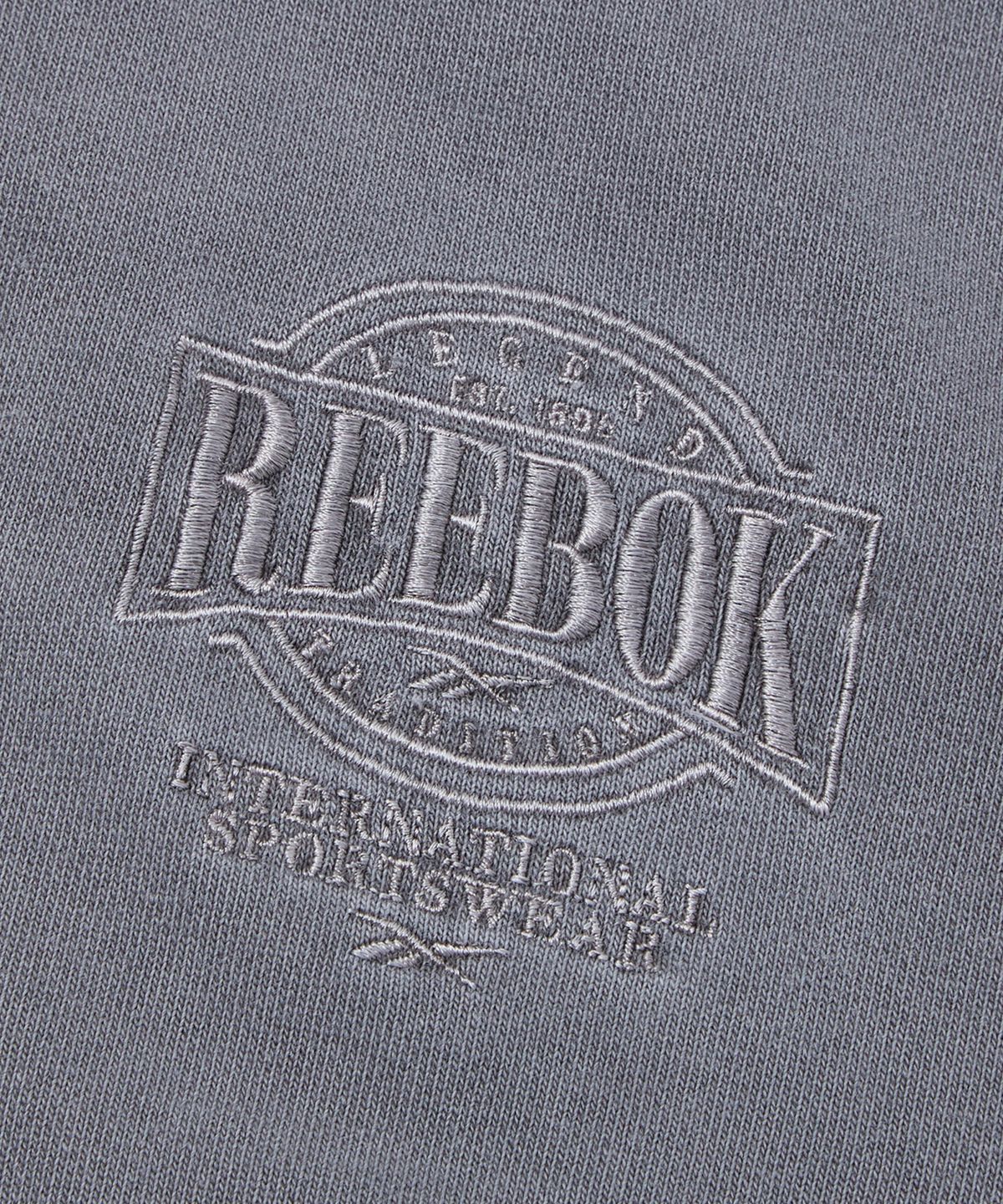 리복(REEBOK) 가먼트다잉 후디 - 애쉬 그레이