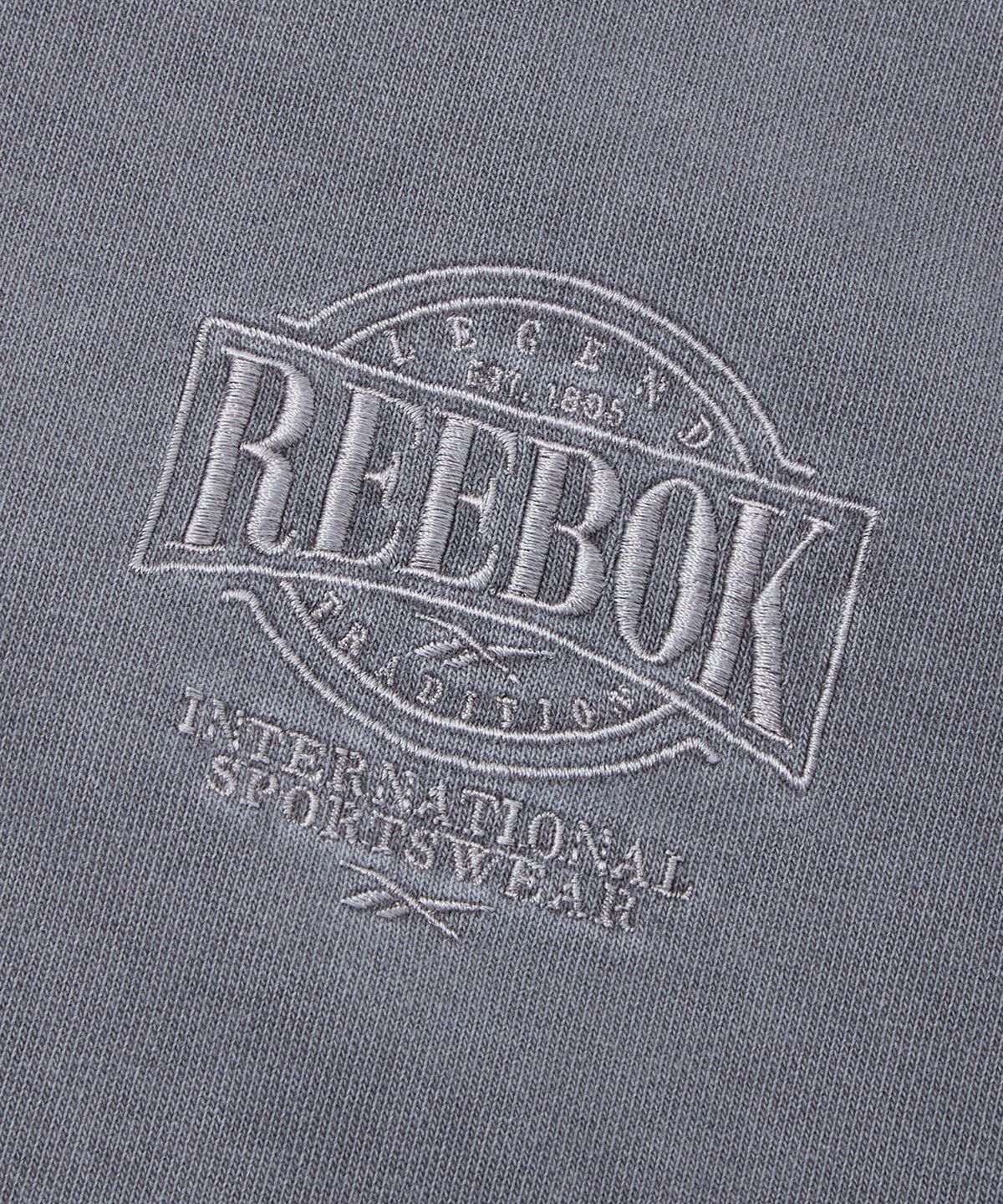 리복(REEBOK) 가먼트다잉 후드 집업 - 애쉬 그레이
