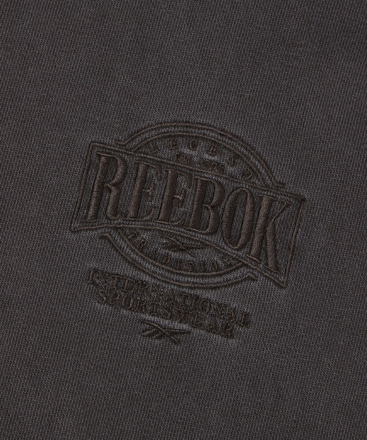 리복(REEBOK) 가먼트다잉 후드 집업 - 차콜