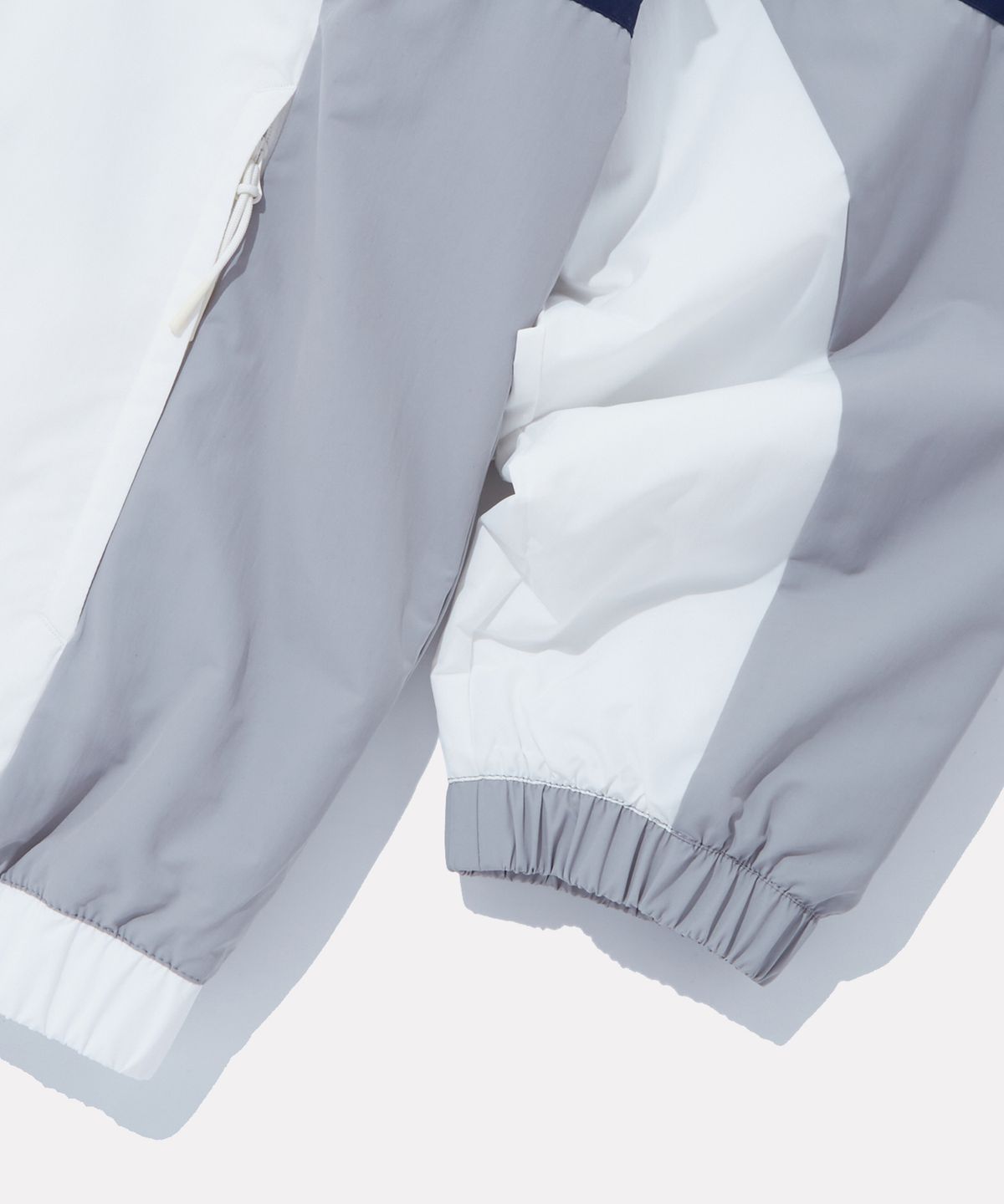 리복(REEBOK) 스포티 컬러블럭 패딩 자켓 - 라이트 그레이