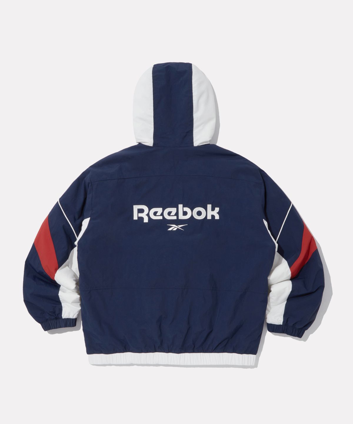 리복(REEBOK) 스포티 컬러블럭 패딩 자켓 - 네이비