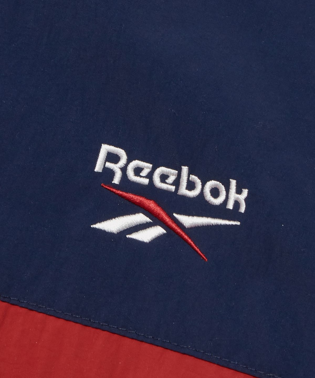 리복(REEBOK) 스포티 컬러블럭 패딩 자켓 - 네이비
