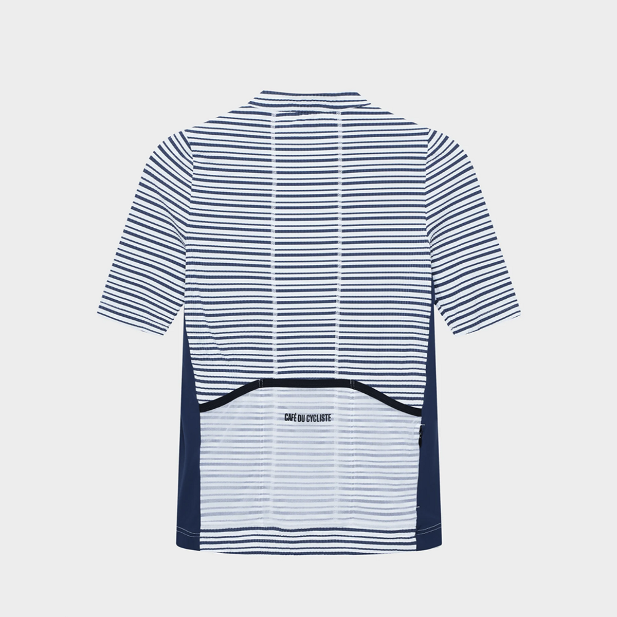카페 드 사이클리스트(CAFE DU CYCLISTE) 로미 클래식 반팔 져지 화이트 네이비 남성