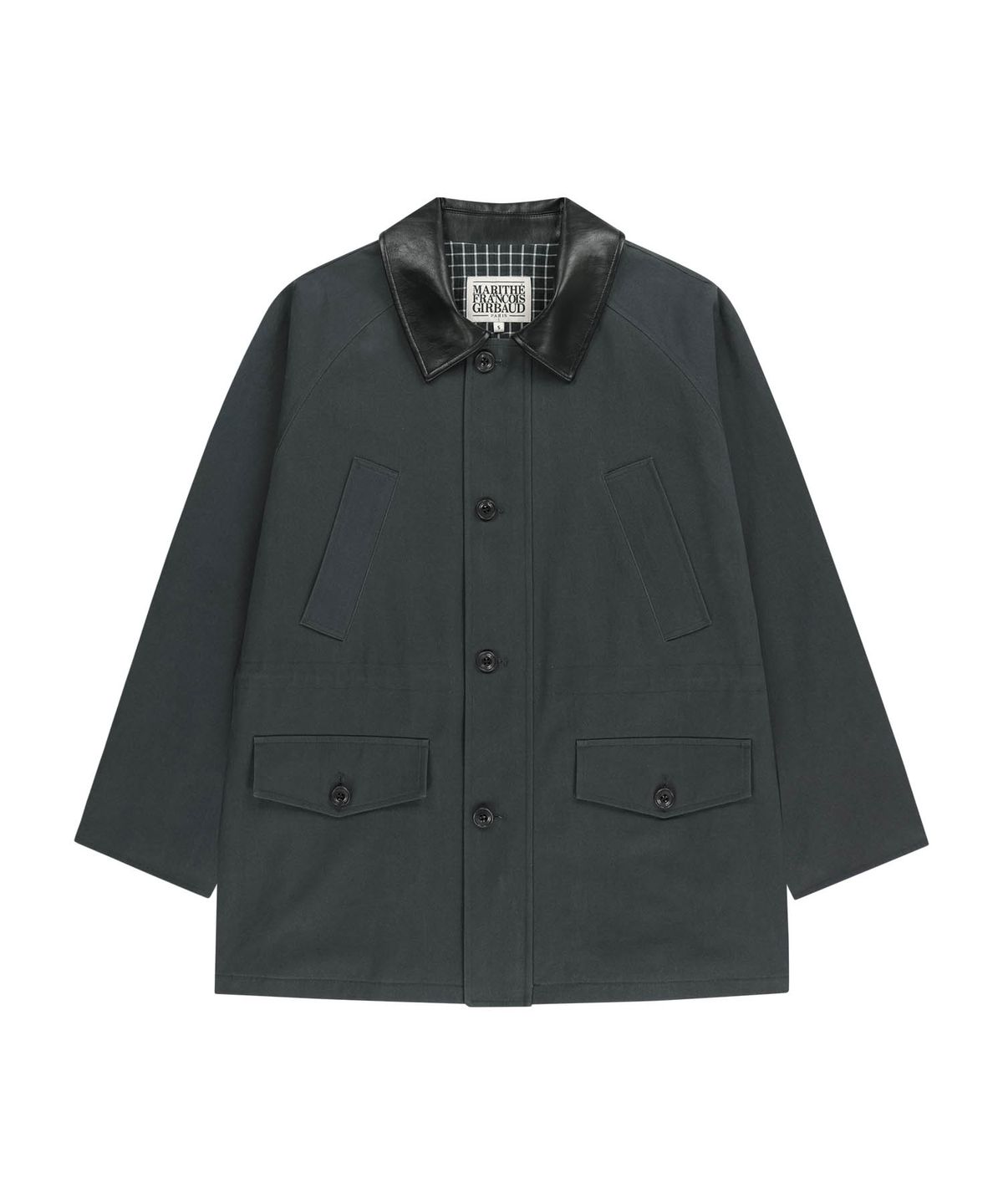 마리떼 프랑소와 저버(MARITHÉ + FRANҪOIS GIRBAUD) COTTON WASHED HUNTING JACKET charcoal