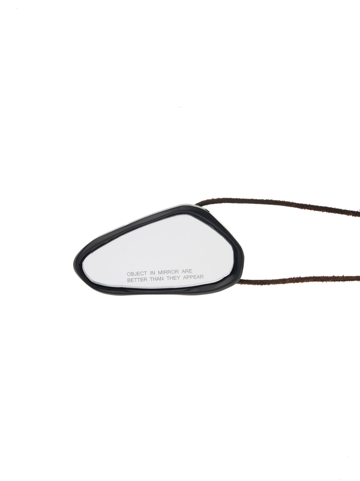 데뷔옹(DEBBYOUNG) LEATHER STRAP SIDE MIRROR  [BLACK]