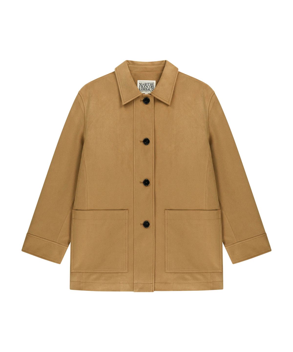 마리떼 프랑소와 저버(MARITHÉ + FRANҪOIS GIRBAUD) W FAUX SUEDE COLLAR JACKET camel