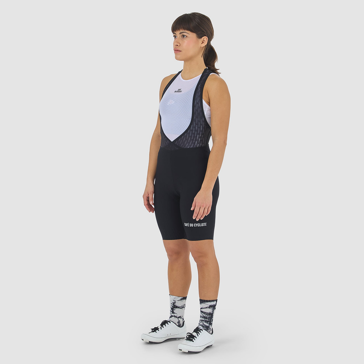 카페 드 사이클리스트(CAFE DU CYCLISTE) 그라치엘라 클래식 빕숏 블랙 여성