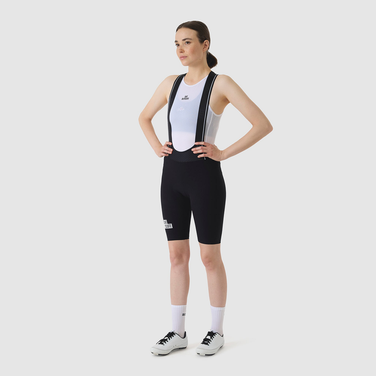 카페 드 사이클리스트(CAFE DU CYCLISTE) 빅투아르 레이스 빕숏 블랙 여성
