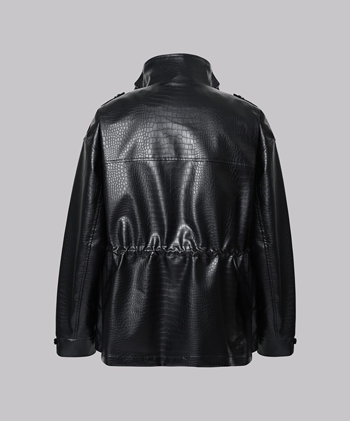코너블레스(CORNERBLESS) CROCO FAKE LEATHER JACKET