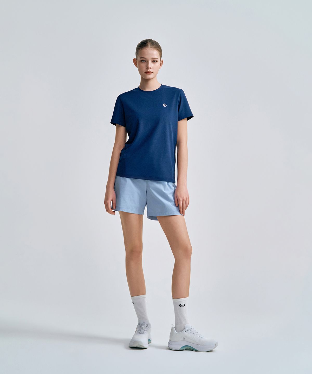 세르지오 타키니(SERGIO TACCHINI) W 에센셜 4인치 쇼츠 (L.Indigo)