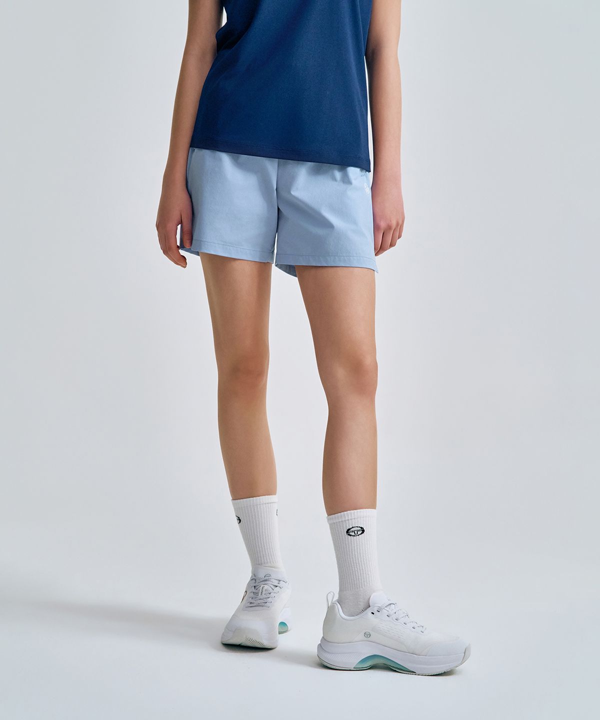 세르지오 타키니(SERGIO TACCHINI) W 에센셜 4인치 쇼츠 (L.Indigo)